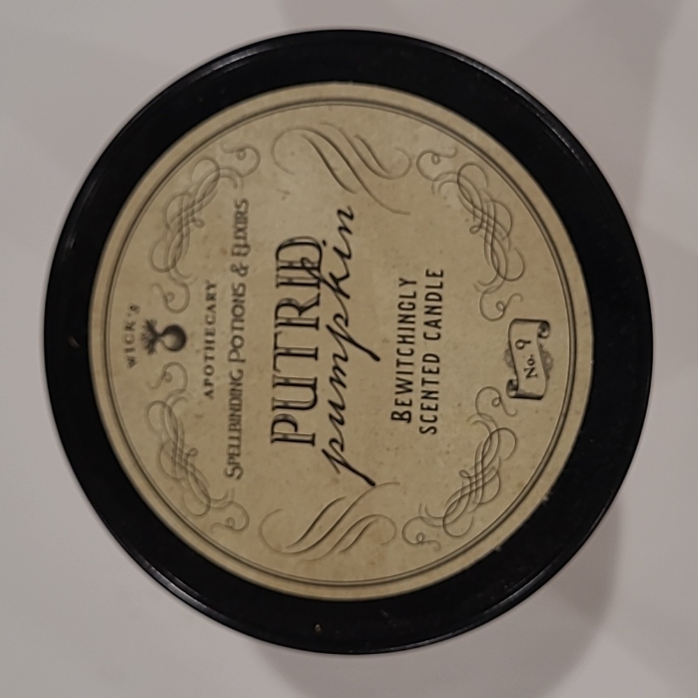 Wicks Apothecary Putrid Pumpkin 1 Wick Candle #9 Halloween